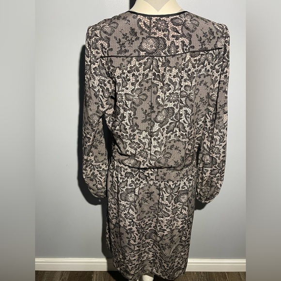 Rebecca Taylor Black and Cream Lace Dress - Picture 4 of 13